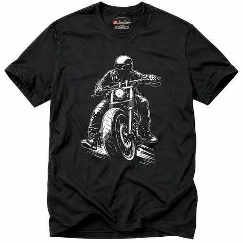 Biker shirt herren schwarz - biker,