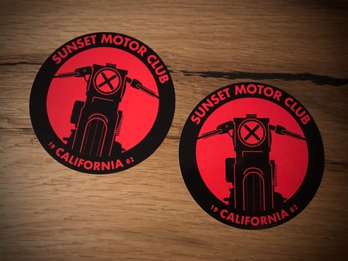 Cafe racer aufkleber old - 2x,