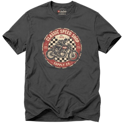 Biker shirt cafe racer - biker, t-shirt