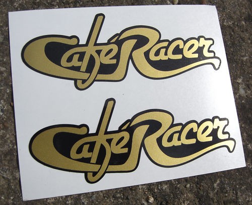 Cafe racer retro gold - cafe,